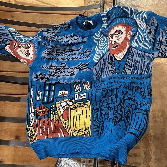 Alfred Eden brand new in the bag discontinued Van Gogh sweater